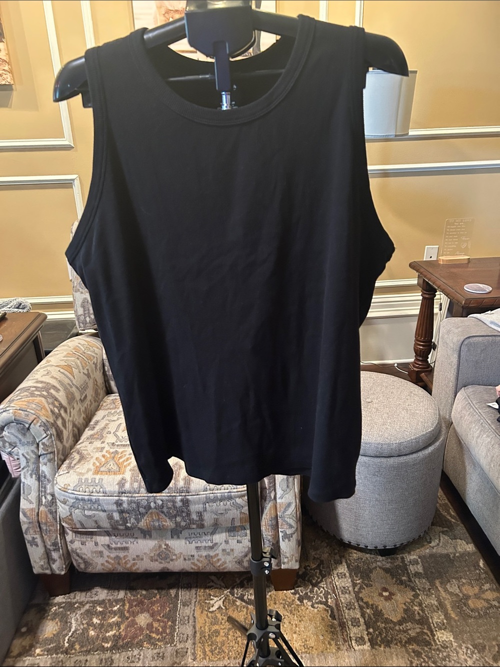 Sonoma Black Sleeveless Tank Top
